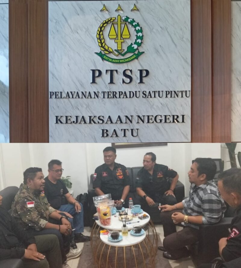 Foto ist: GRIB Jaya Batu dan Malang Raya ,Melakukan koordinasi dengan Kejaksaan Negeri Batu ,terkait penanganan hukum di wilayahnya.