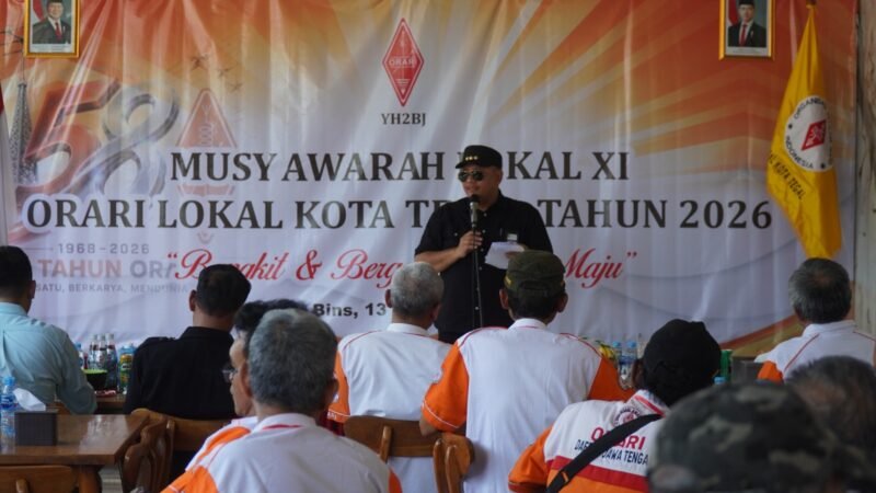 Kota Tegal, Wali Kota Dorong Peran Radio Amatir dalam Penanggulangan Bencana TARGETNEWS.ID/FAUZI/ISTIMEWAH