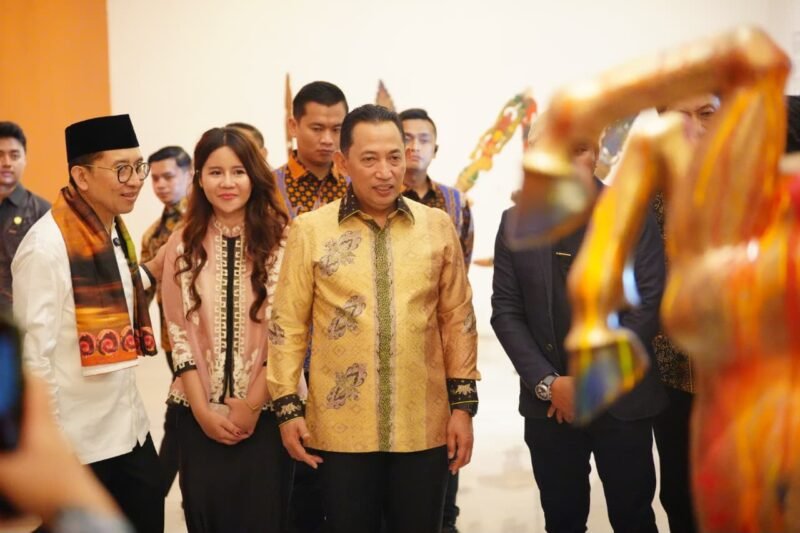 Kapolri Hadiri Pameran Nasirun, TARGETNEWS.ID/ISTIMEWA