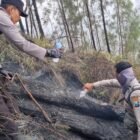 Tembus 1.800 MDPL, Gabungan Polres Blitar Padamkan Karhutla
