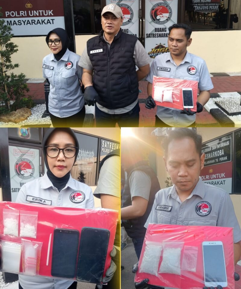 Polres Tanjung Perak Bongkar Dua Jaringan Sabu