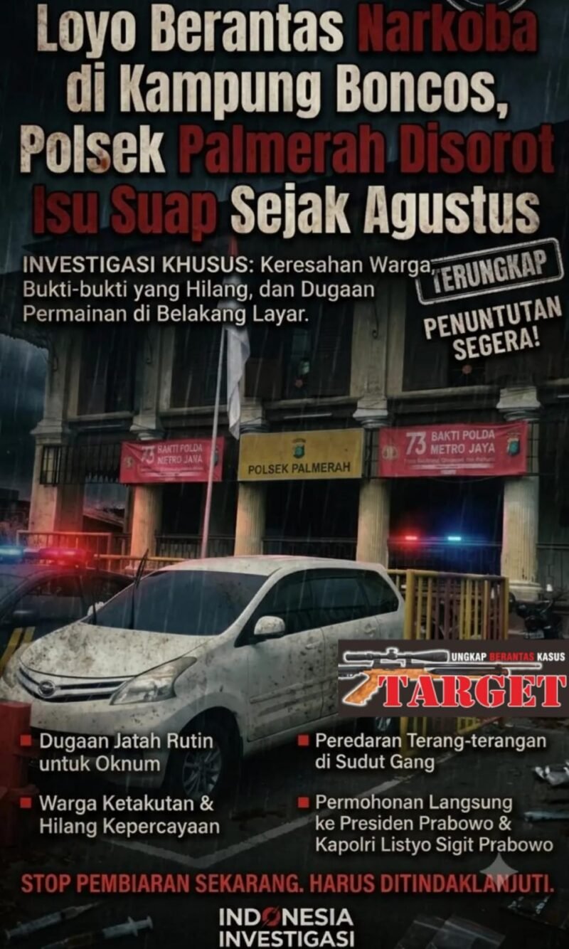 Warga Kampung Boncos, Palmerah, Jakarta Barat, meminta aparat kepolisian menindak tegas peredaran narkoba serta mengusut dugaan pelanggaran anggota apabila ditemukan bukti.