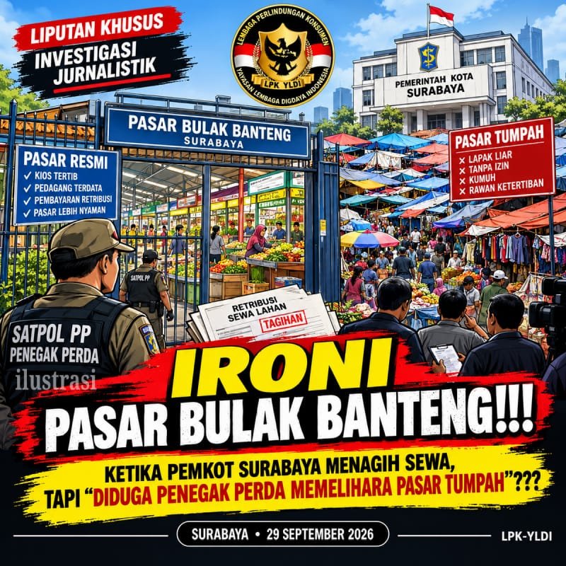 foto: Aktivitas perdagangan di kawasan Pasar Bulak Banteng Surabaya. Persoalan pasar tumpah di sekitar area pasar dikeluhkan pedagang dan pengelola koperasi karena dinilai berdampak terhadap omzet pedagang resmi.