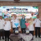Ketua TP PKK Kota Tegal Gadis Sephi Febriana Dedy Yon bersama jajaran saat kegiatan Sosialisasi dan Launching Program Jelantah Jadi Rupiah di Gedung Adipura, Komplek Balai Kota Tegal, Rabu (30/9/2026).