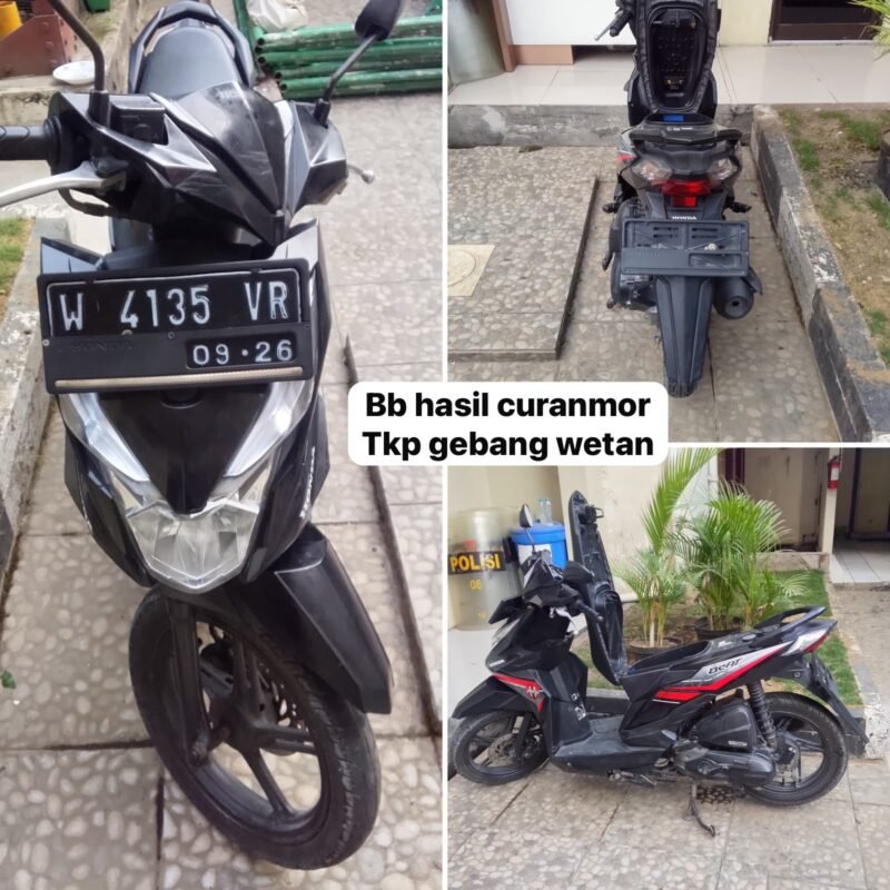 Polsek Sukolilo Kasus Curanmor Mengamankan Tiga Terduga Penadah Motor