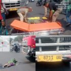 Kecelakaan Maut di Simpang Dupak Demak Surabaya, Seorang Penumpang Ojek Online Tewas
