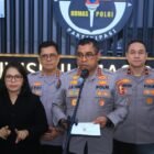 foto: Kadiv Humas Polri Irjen Pol Johnny Eddizon Isir menyampaikan mutasi 199 personel Polri sebagai bagian dari penyegaran organisasi, pembinaan karier, dan penguatan kinerja institusi.