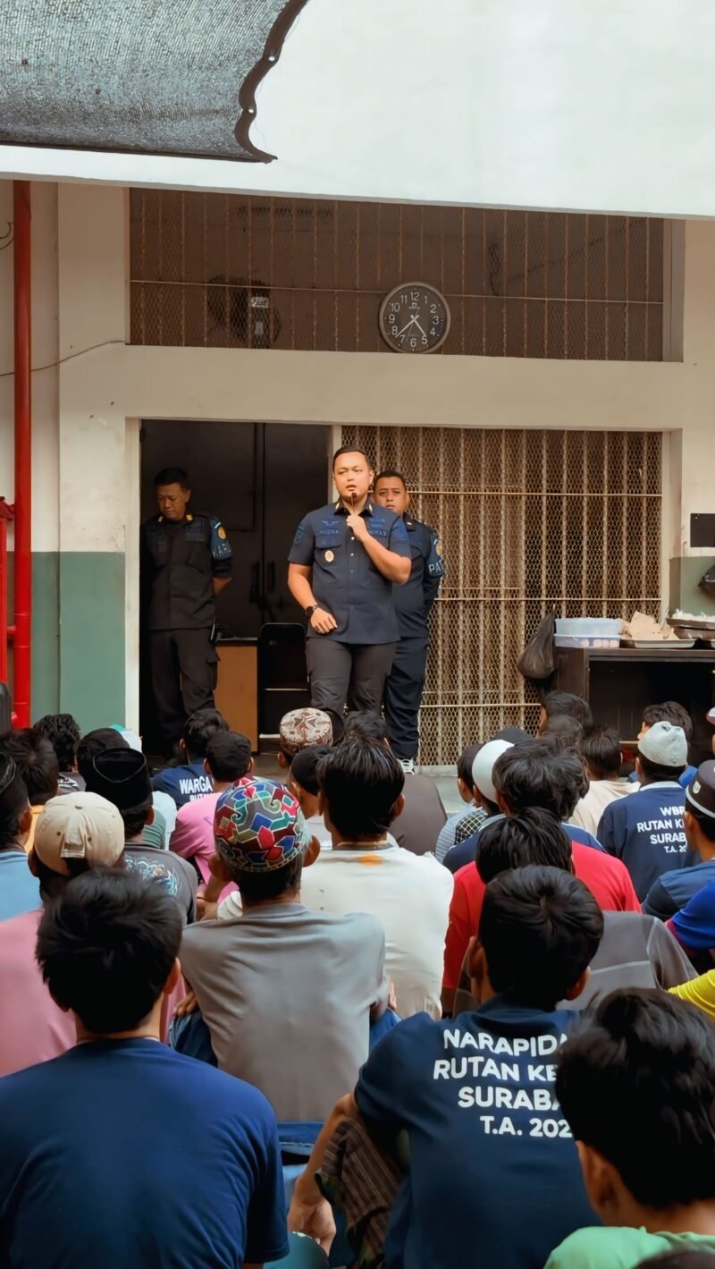 Satu Rumah, Satu Keluarga, Rutan Surabaya Ajak Warga Binaan Jaga Harmoni