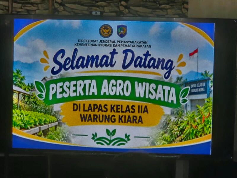 Kunjungan Edukasi SMK MA'ARIF NU AL-FATHONAH Jadi Pembelajaran Kontekstual Pelaksanaan Kegiatan Produktif di Lingkungan Lapas Kelas II A Warungkiara