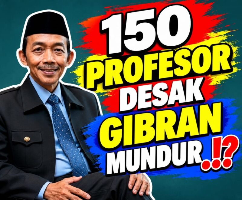 150 Profesor Desak Gibran Mundur: Pertanggungjawaban Moral dan Etika Politik dalam Bernegara
Oleh: Aceng Syamsul Hadie (ASH)