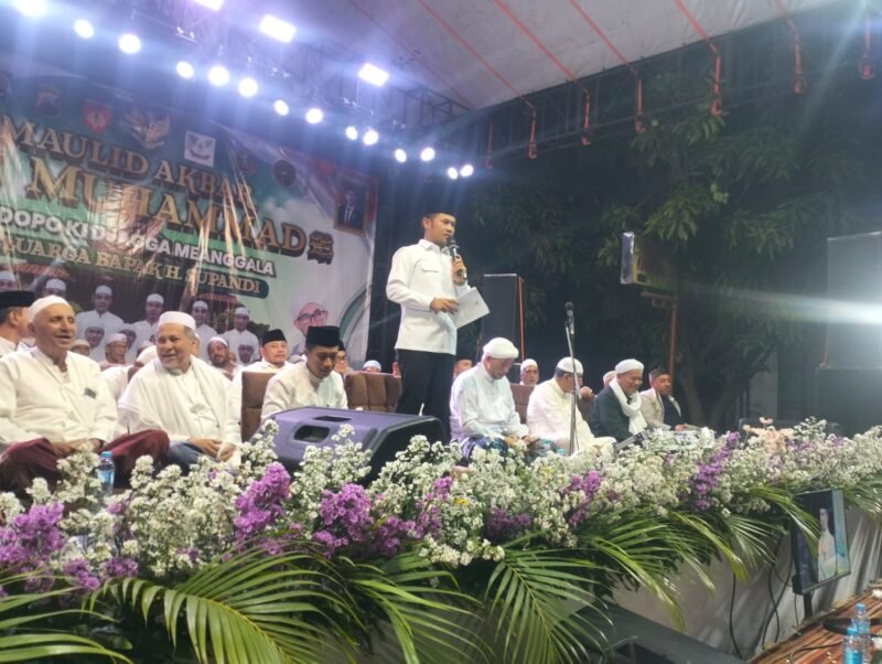 Kapolres Tegal AKBP Febriyani Aer bersama jajaran TNI-Polri melaksanakan pengamanan peringatan Maulid Nabi Muhammad SAW 1448 H yang dihadiri sekitar 2.000 jamaah di Pendopo Ki Djagga Meanggala, Dukuhturi, Kabupaten Tegal.